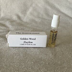 The Harmonist GOLDEN WOOD Eau de Parfum Fragrance SAMPLE 1.5ML / .05 oz New